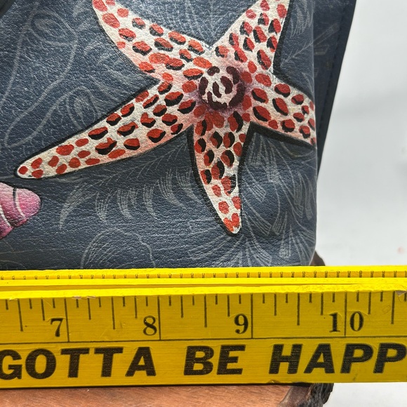 Anushka Handbag Tote 693 Oceanic Sea Life Starfish Fish...
